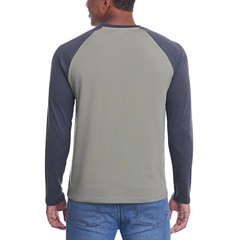 NWT Hurley Men’s Raglan Long Sleeve Tee, Light Weight