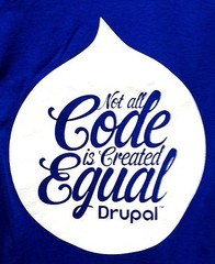 DRUPAL NOT ALL CODE IS CREATED EQUAL LARGE SHIRT CHEEKY MONKEY MEDIA