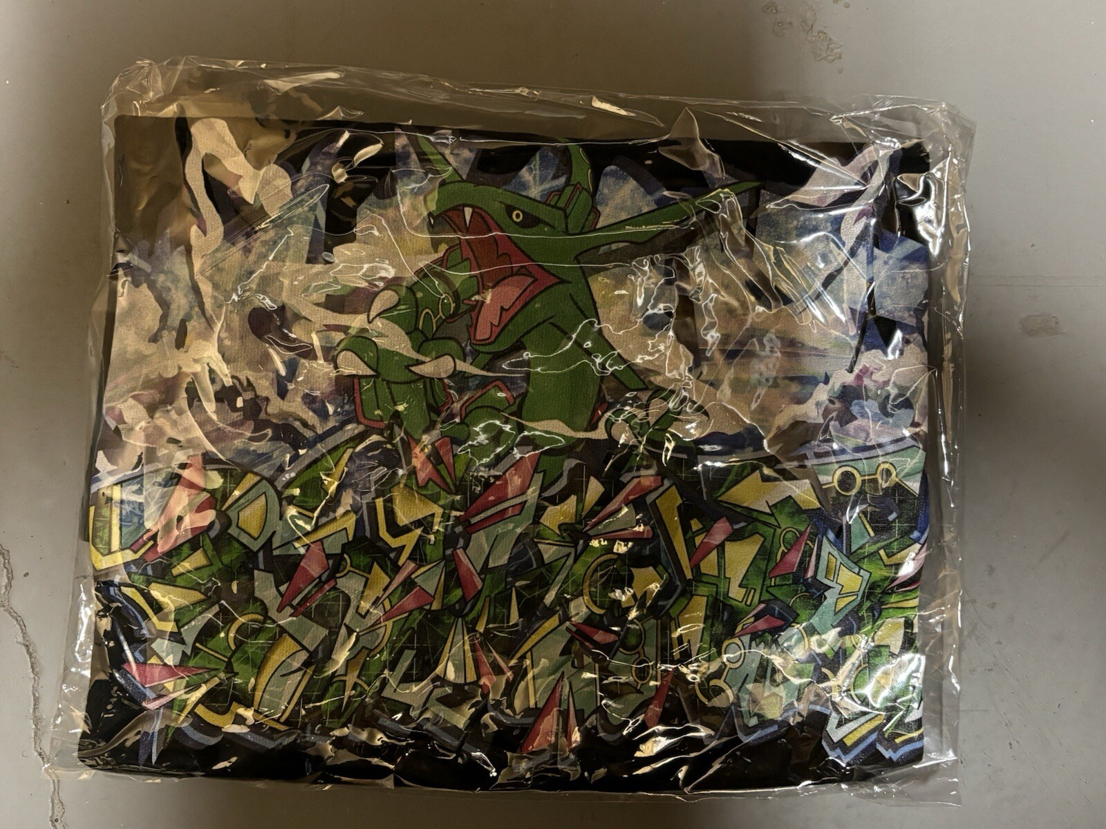 Pokémon Center Shibuya Rayquaza Graffiti Shirt Men’s Small