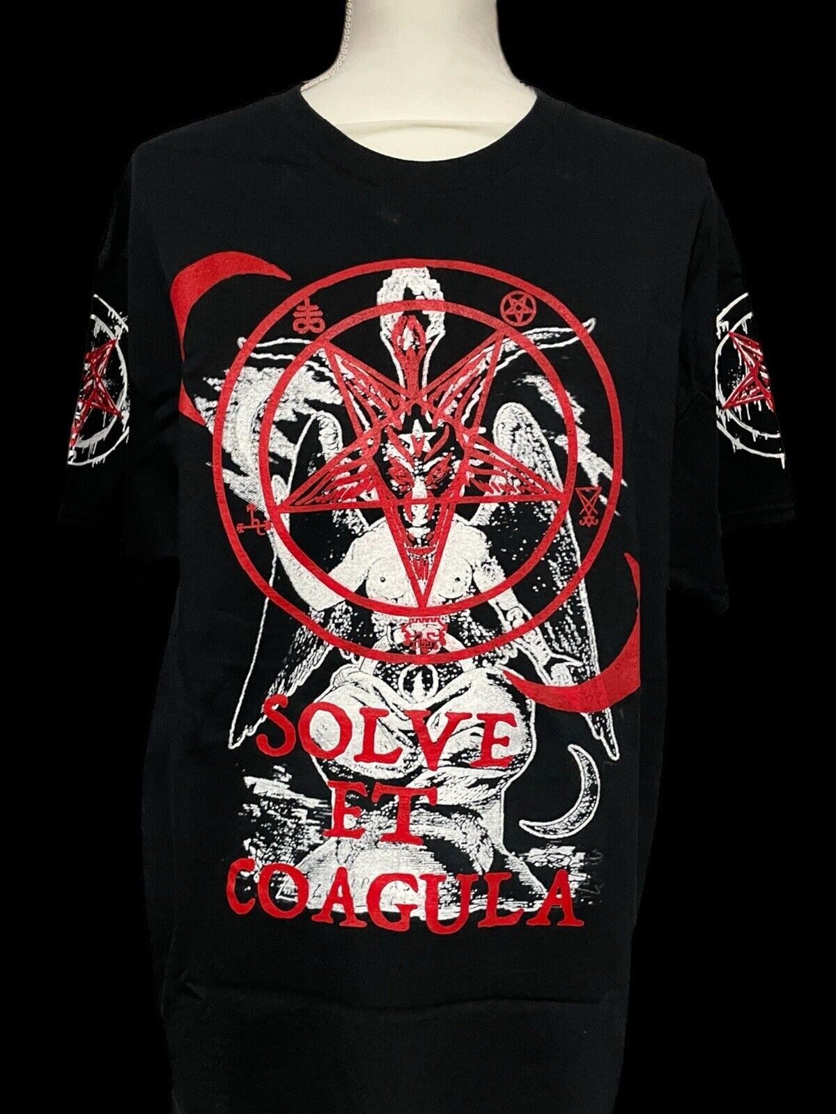 Baphomet Sigil Solve Et Coagula T Shirt S to 2XL Sizes Witches baptism devil gallery