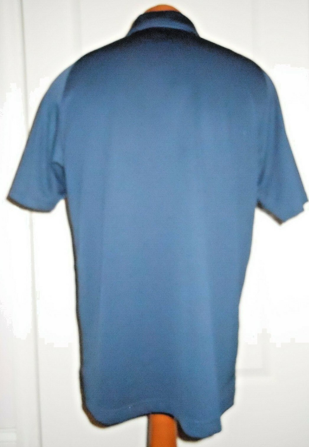 Slazenger Men's Blue Golf Short Sleeve Polyester Collared Polo T Shirt Size L gallery