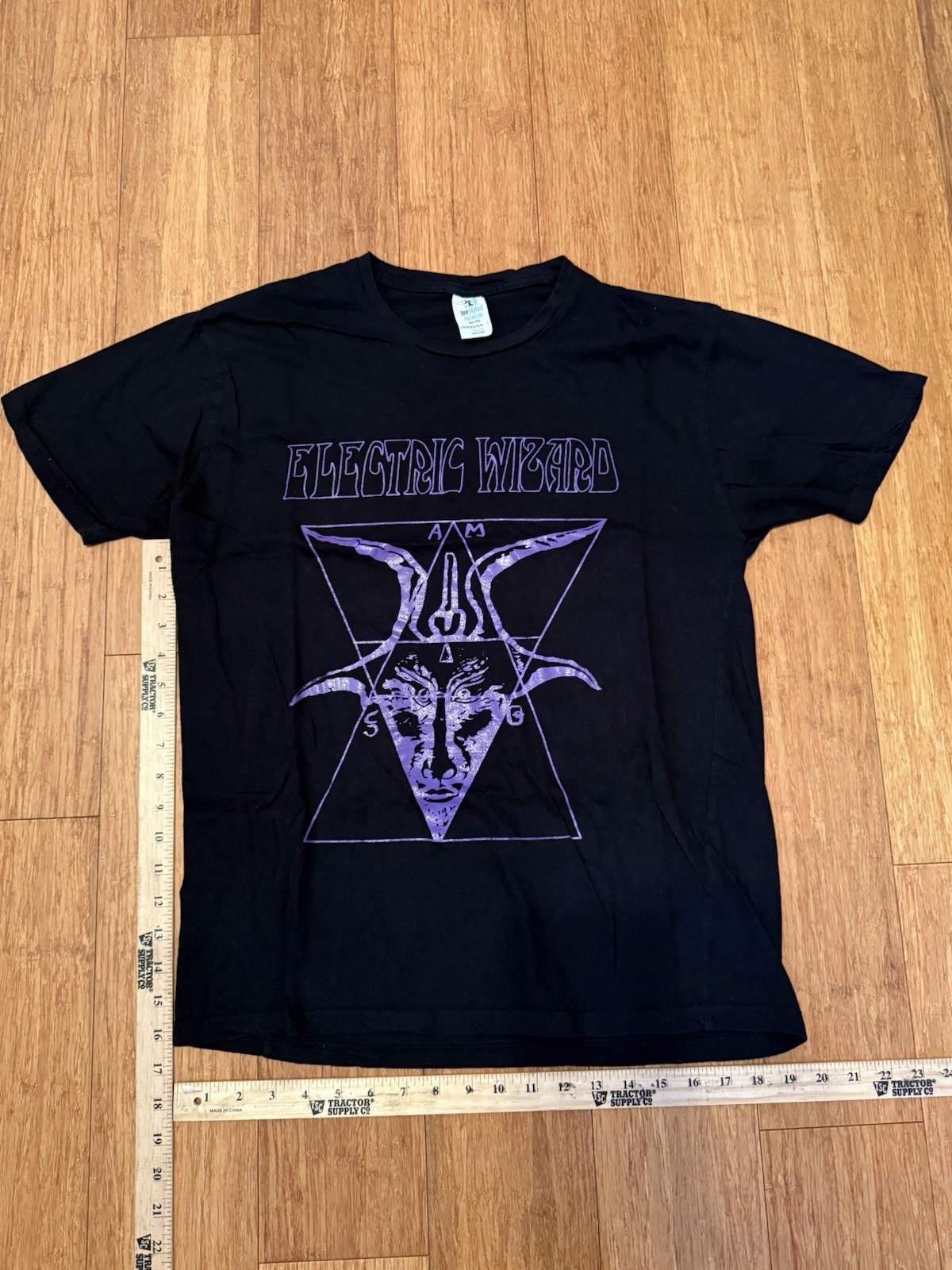 Electric Wizard - Rare Band T-Shirt - Size Large L - Pentagram Goat Graphic gallery