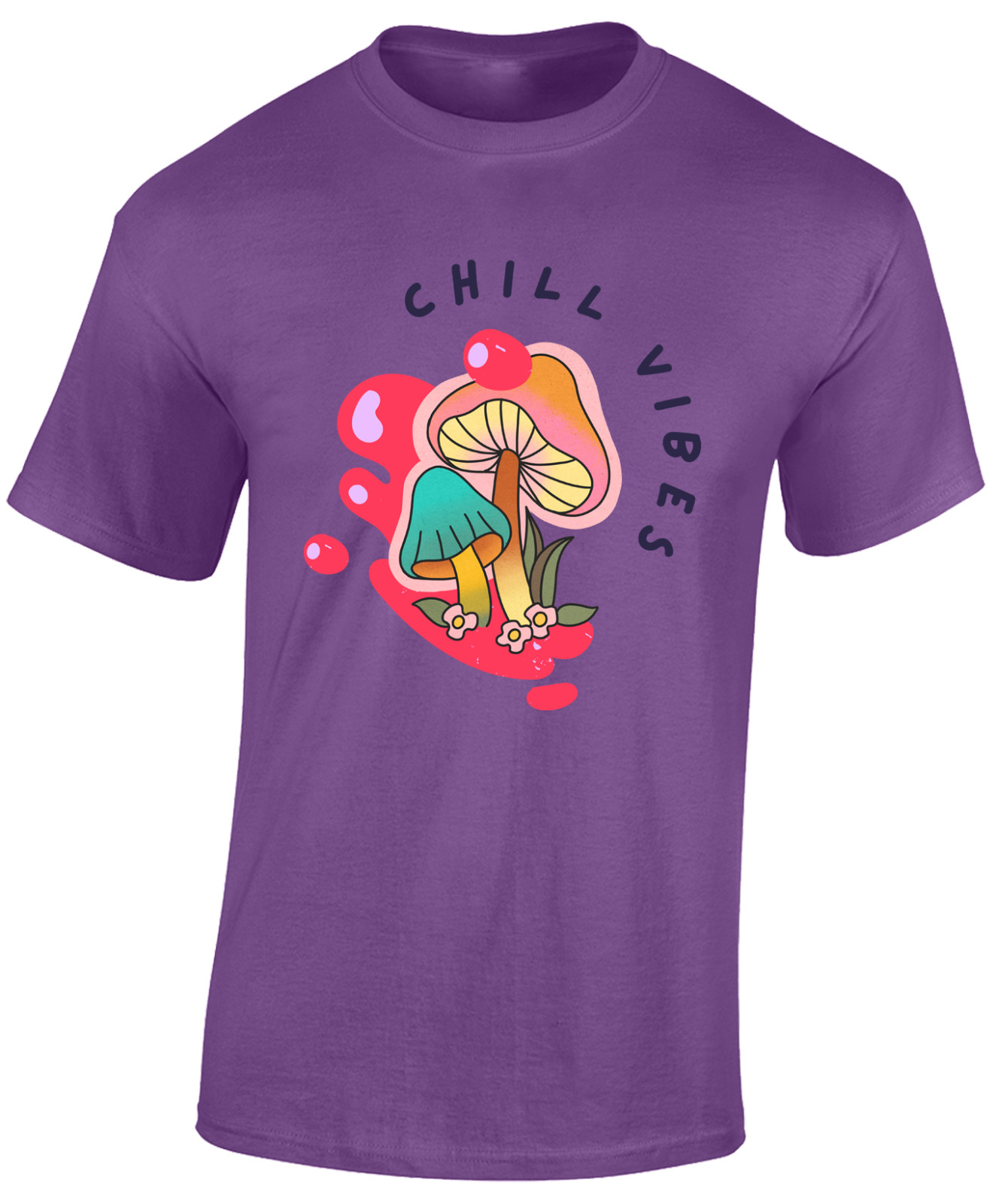 CHILL VIBES MENS T SHIRT FUNNY SUMMER HOLIDAY CLOTHING CASUAL NICE TOP gallery