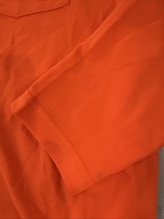 Dickies Performance Long Sleeve Pullover Shirt w/ Pocket Orange Mens XL BNWOT