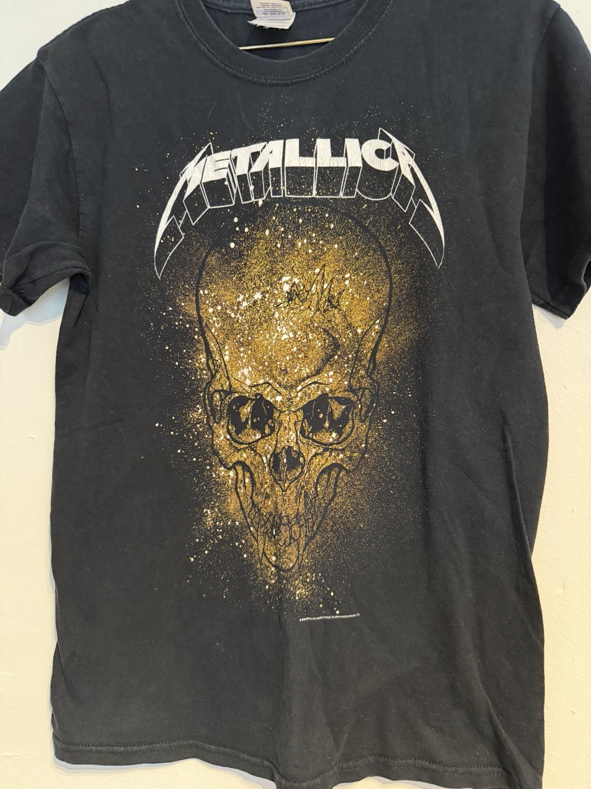 Vintage Y2K Metallica Shirt Size Small Metal Rock Band Retro Black Gig Festival gallery