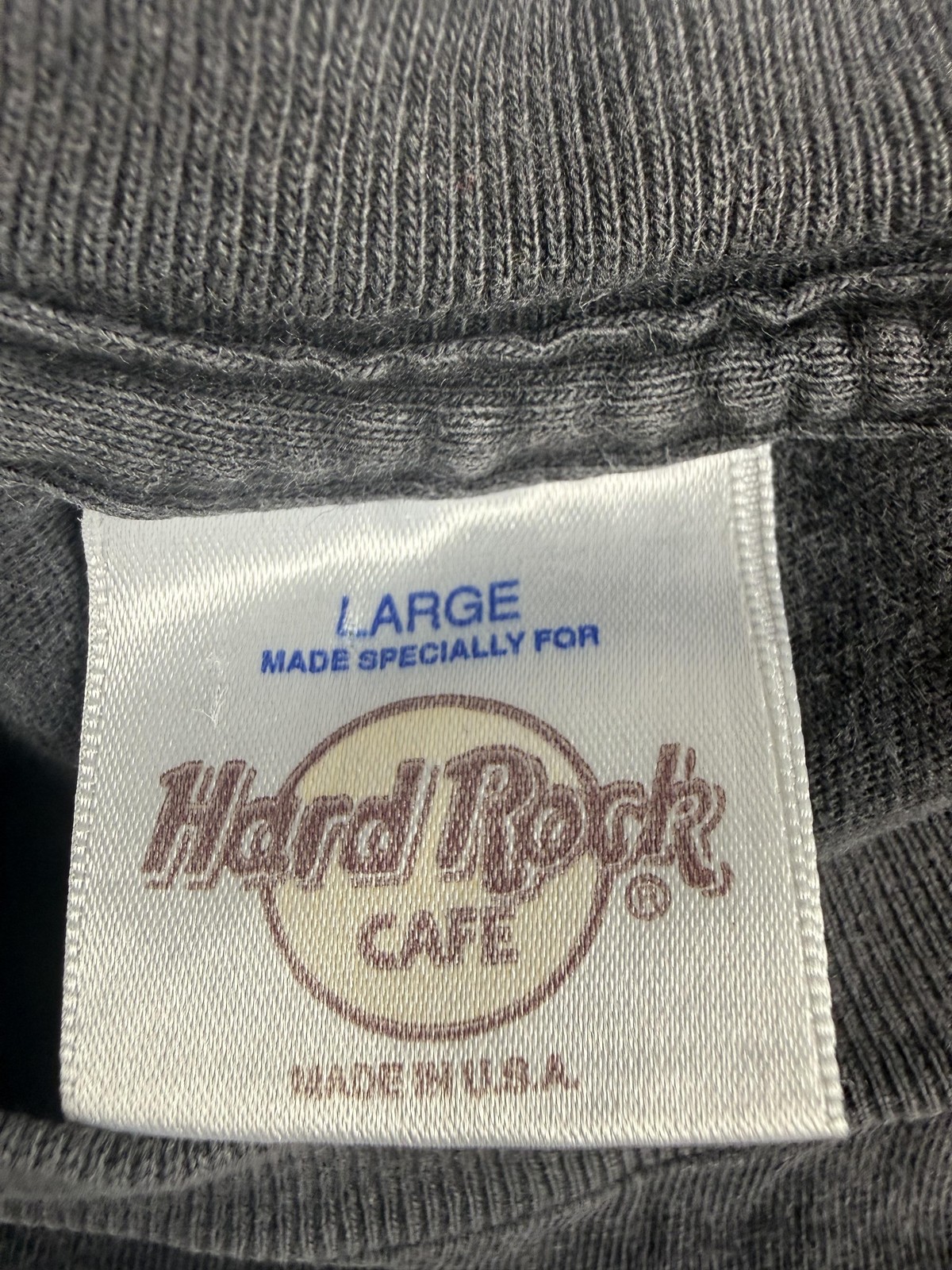 Vintage Hard Rock Cafe Shirt Mens Large Black Orlando Graphic Tee USA Florida gallery