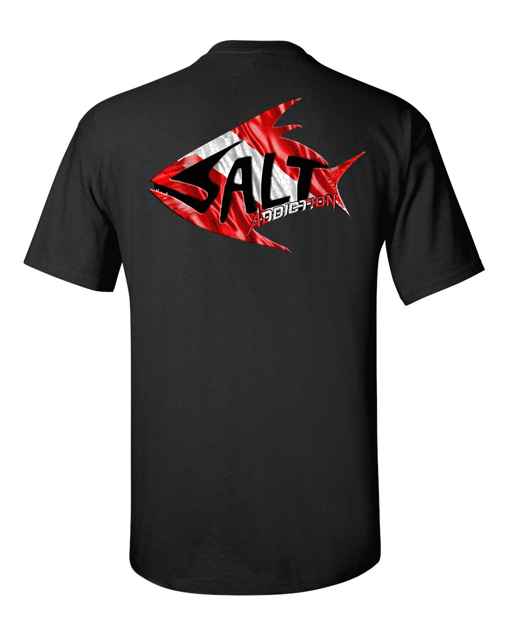 Salt Addiction Dive Flag Logo Fishing Short Sleeve T Shirt Ocean gallery