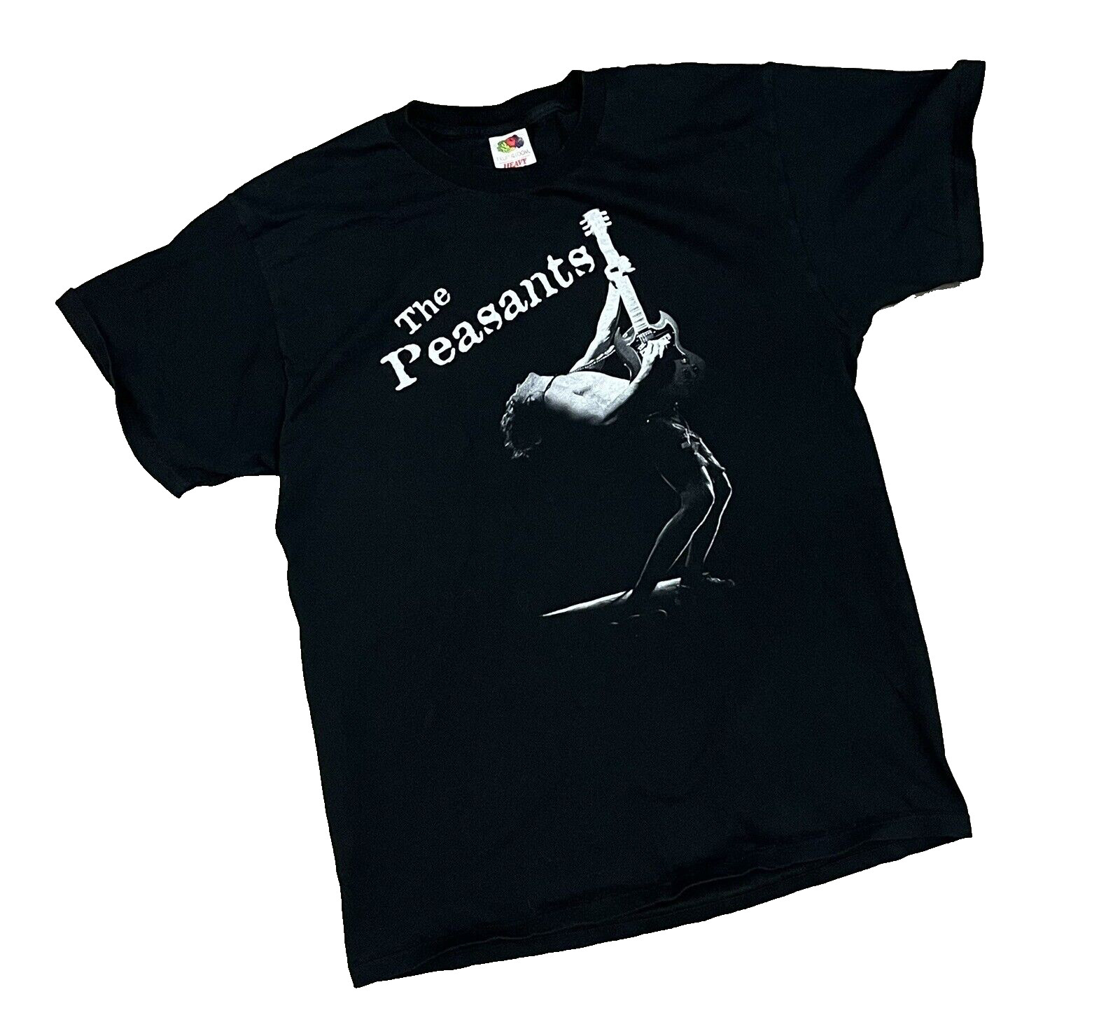 The Peasants T Shirt Vintage Black Large Indie Rock Boston Band Tee