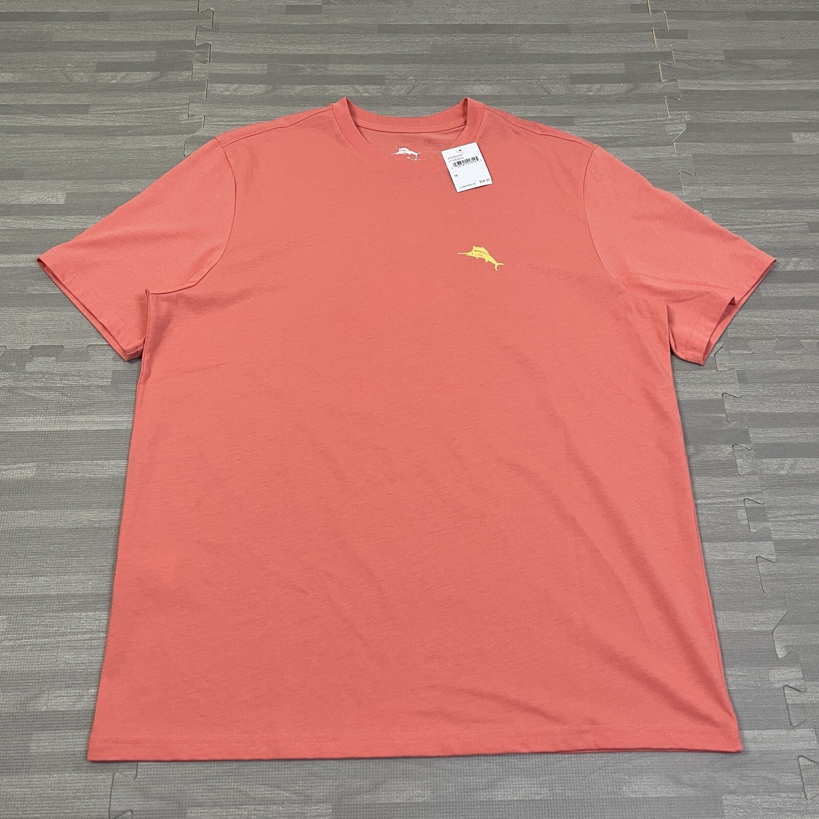 Tommy Bahama The Winning Catch Marlins Men Medium Coral T-Shirt Short Sleeve $54 gallery