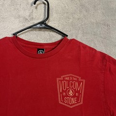Volcom Shirt Mens Medium Red True To This Stone 1991 Graphic T-Shirt Tee