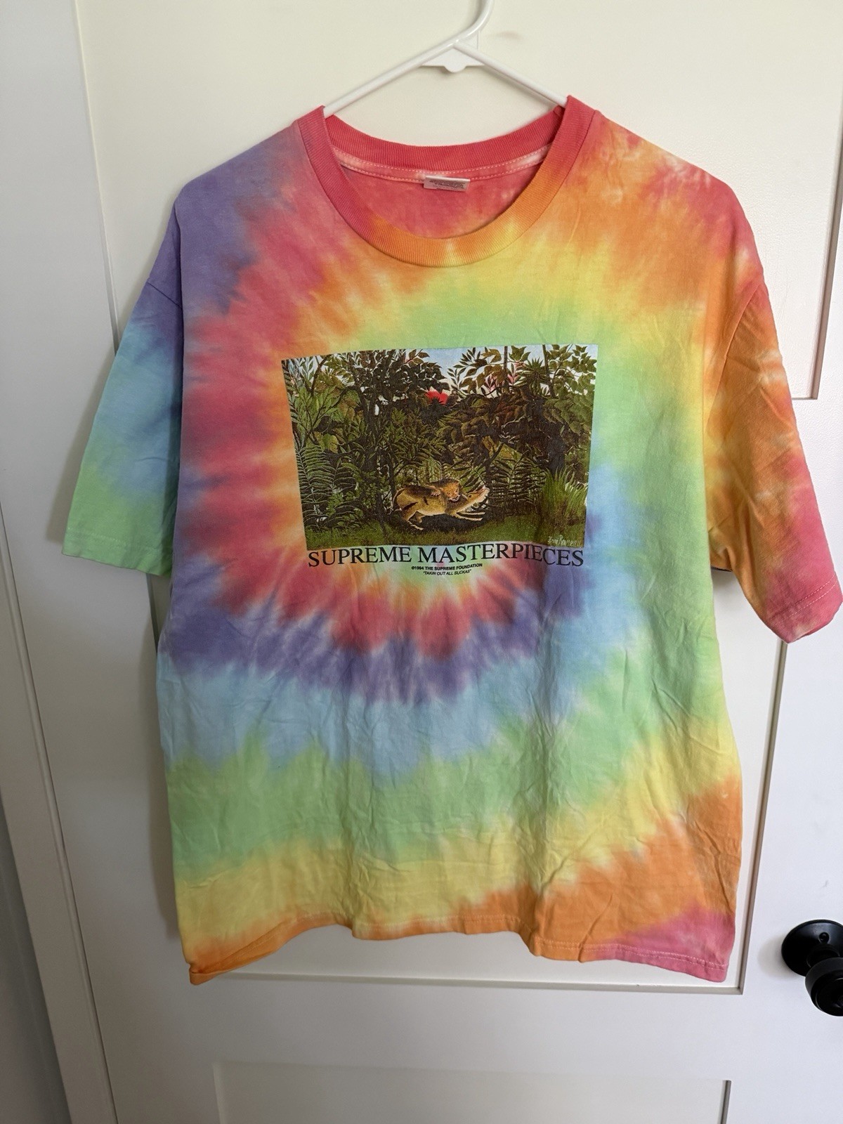 Supreme Masterpieces Tee Size Large Hand Tie-Died gallery