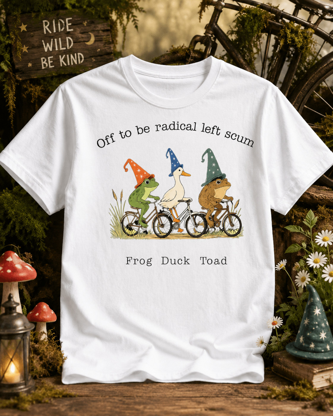 Off to Be Radical Left Scum Meme Tees gallery