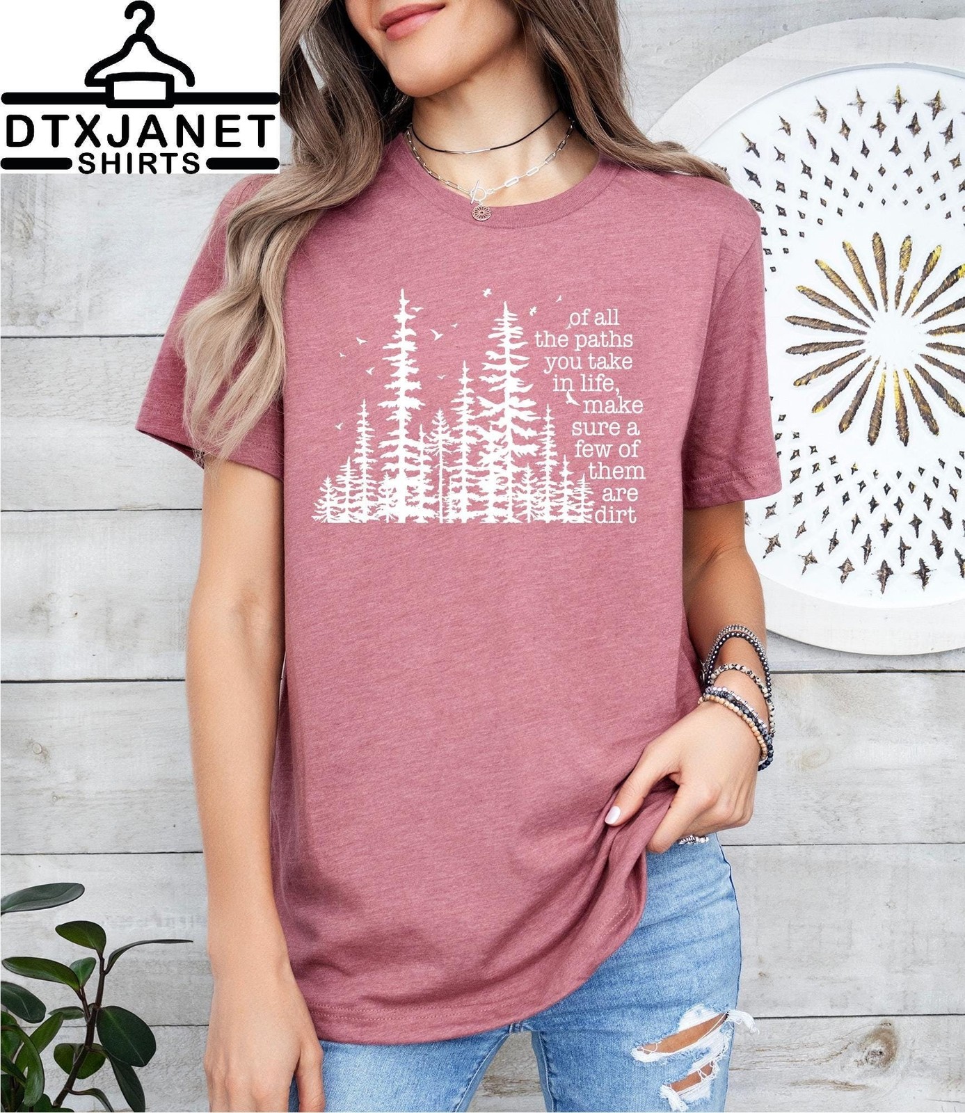 Camping Shirt Hiking Shirt Of All The Paths You Take Outdoors Shirt Camping Gift gallery