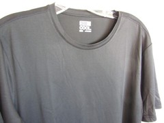NWT 32 Degrees Cool Black Short Sleeve Polyester Blend T-Shirt Men’s Size L