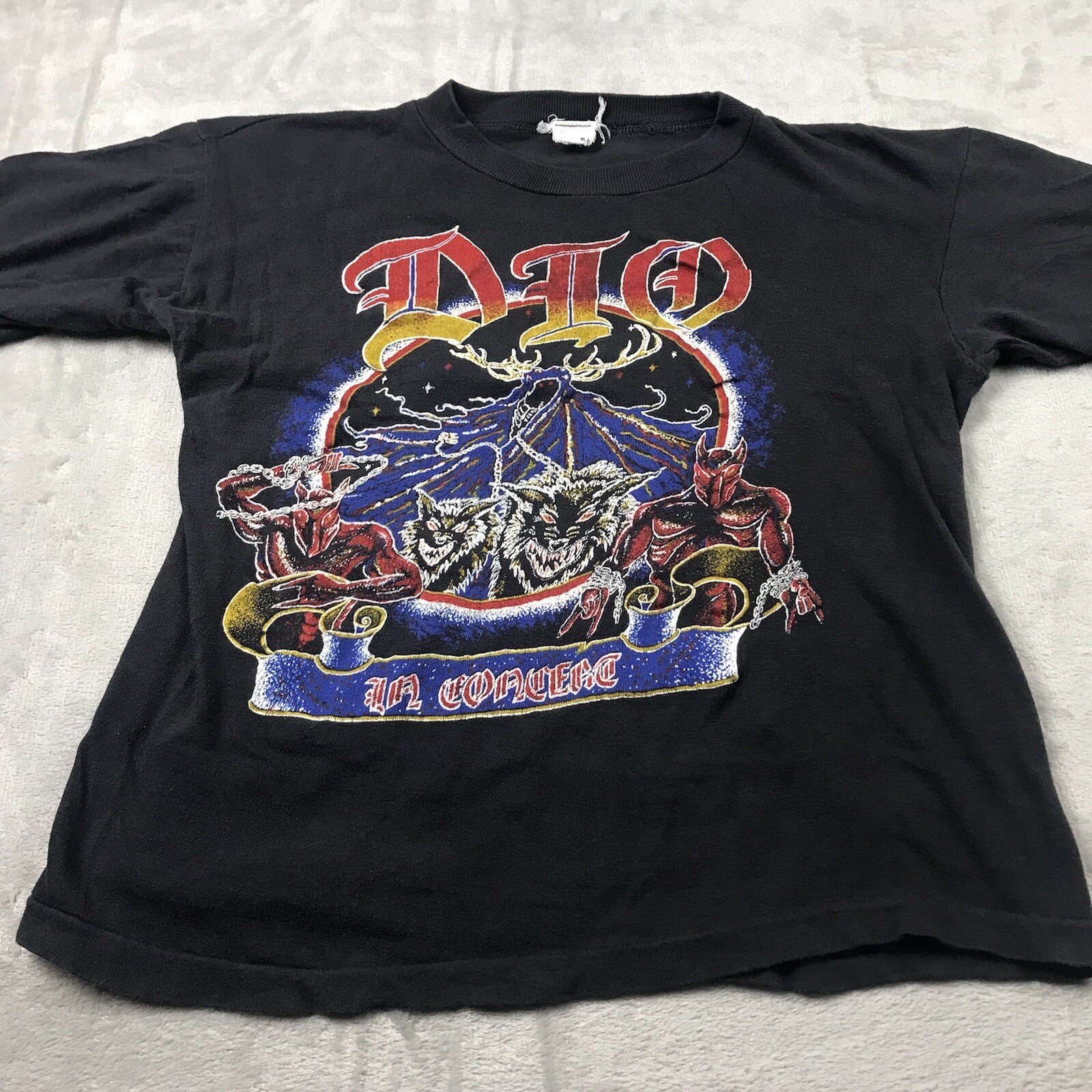 Rare Vintage DIO in Concert Shirt 80s paramount XS Read Description gallery
