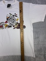 Vintage 90s Warner Bros Studio Store Looney Tunes T-Shirt Medium Single Stitch