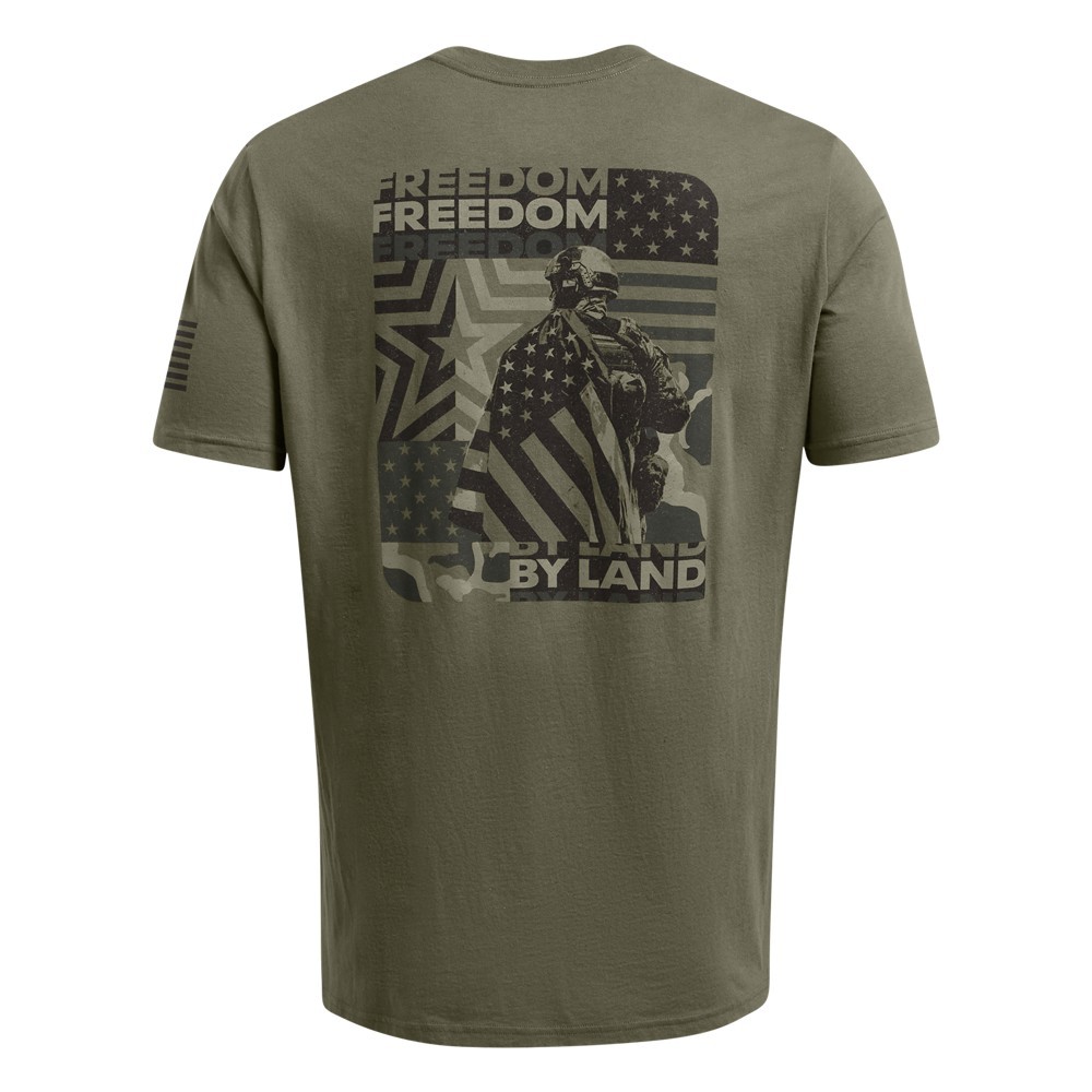 Under Armour 1386739 Men's UA Freedom By Land Graphic Tee Short Sleeve T-Shirt gallery