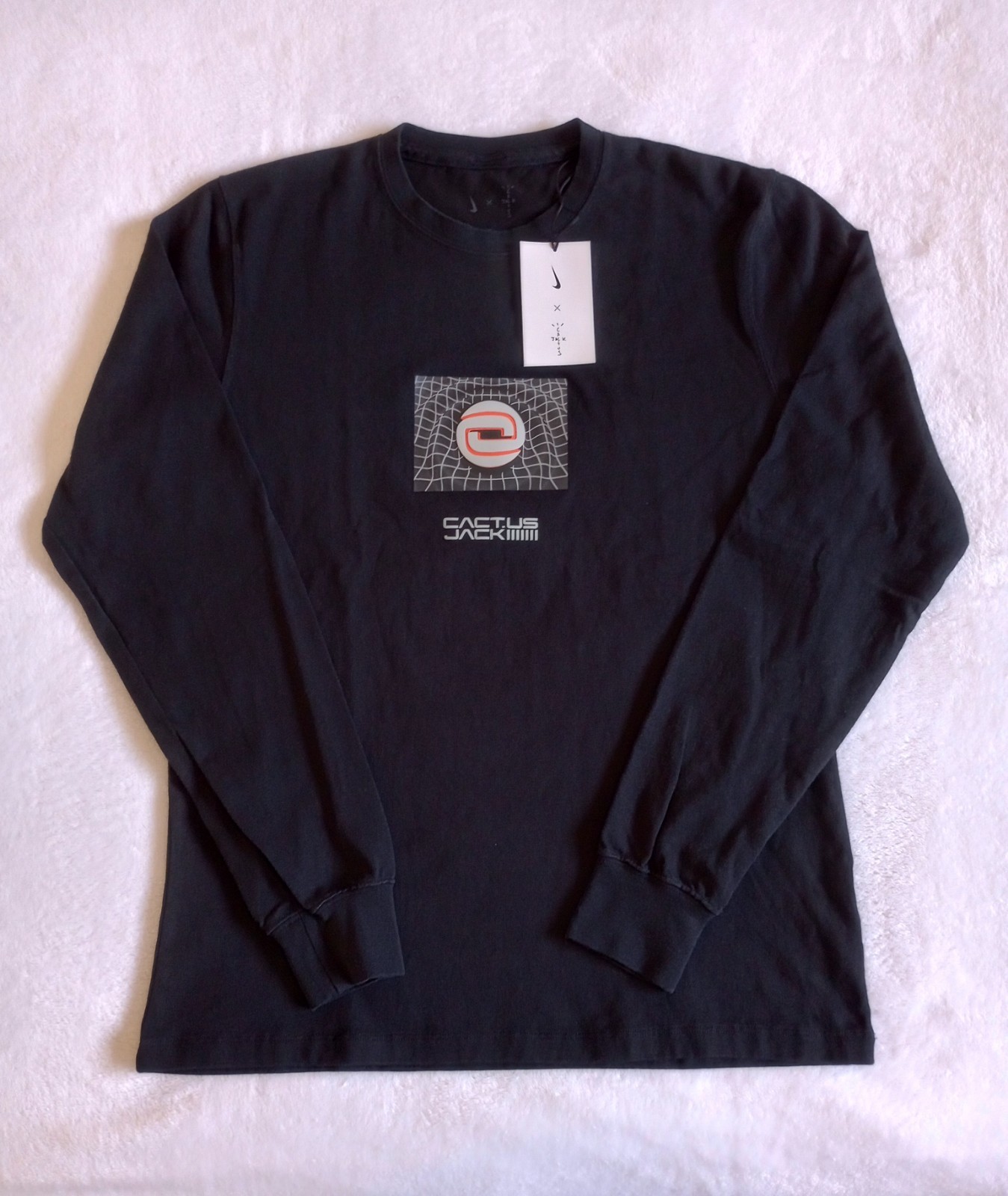 Nike x Travis Scott Cactus Jack NRG BH Long Sleeve T-Shirt Men’s Sz M DO6353-010