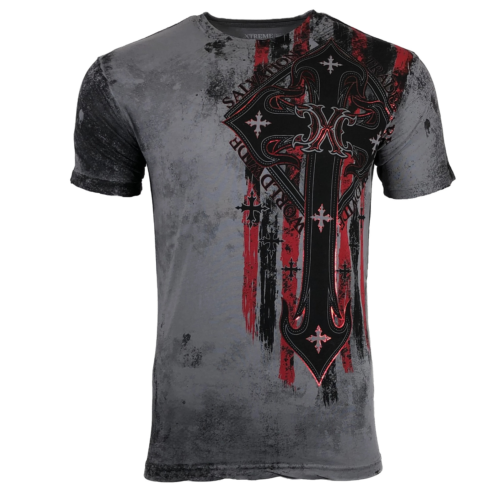 XTREME COUTURE by AFFLICTION Men's T-Shirt LIBERTY CRUSADE Biker MMA gallery