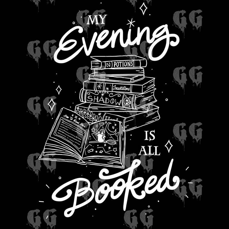 My Evening Is All Booked Witch Halloween Tank Top Witchy Book Lover Gift gallery