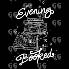 My Evening Is All Booked Witch Halloween Tank Top Witchy Book Lover Gift