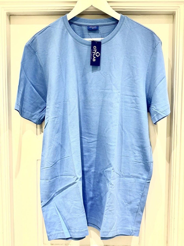 Two CityLab T-Shirt’s For Men, Light Blue & Royal Blue