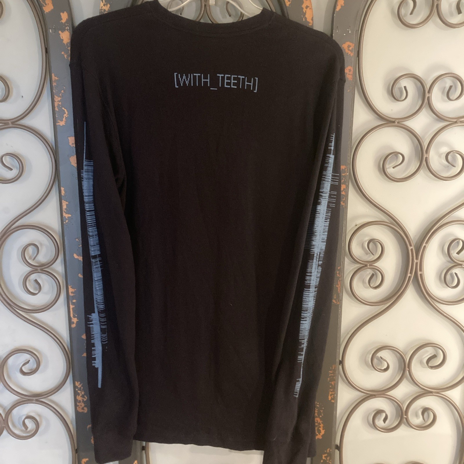 2005 NIN Nine Inch Nails With Teeth Embroidered Thermal Long Sleeve Shirt XL gallery