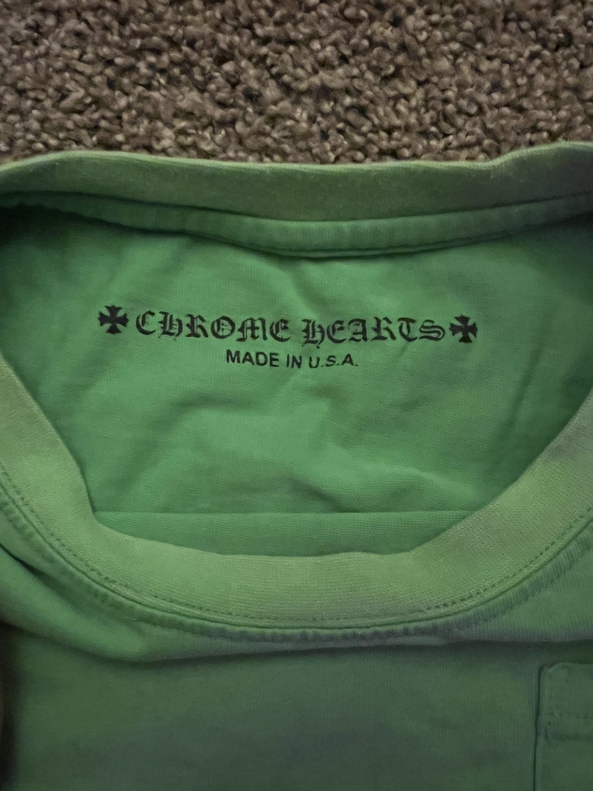 Chrome Hearts Matty Boy Sex Records Green Short Sleeve T-Shirt Large gallery