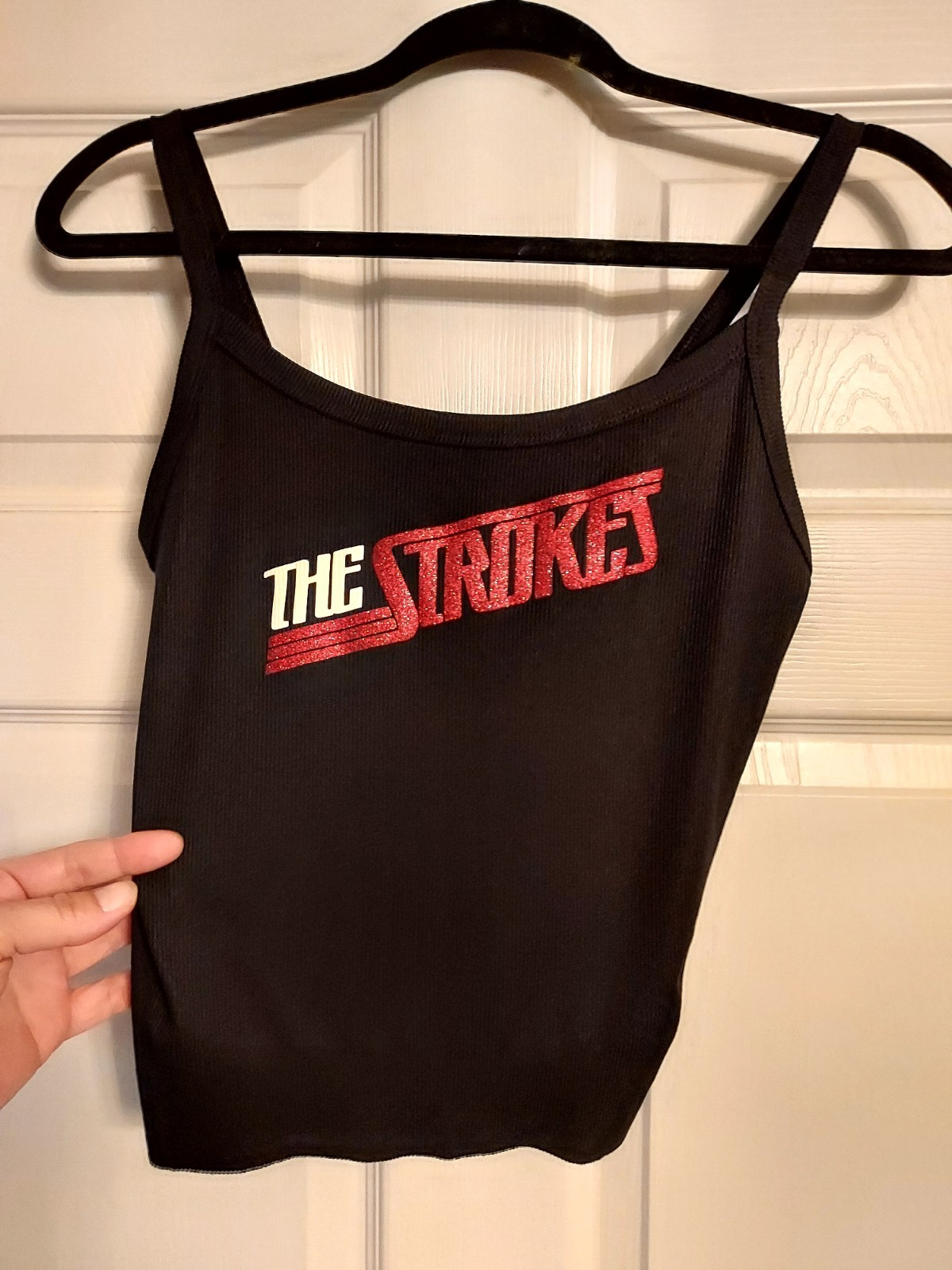 The strokes tank top the strokes crop top red glitter sparkles Shirt Xs_3xl gallery