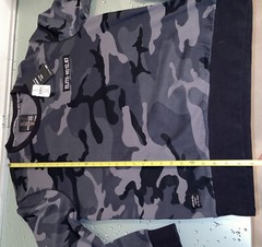 NWT Men’s Projek Raw Camouflage Long Sleeve Soft Sweatshirt Top XL