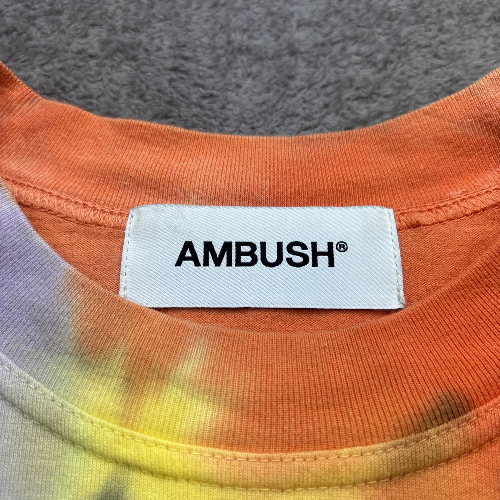 Vtg Tie Dye Single Stitch T Shirt Size Small Crew Neck Japan Size 1 Ambush Tag gallery