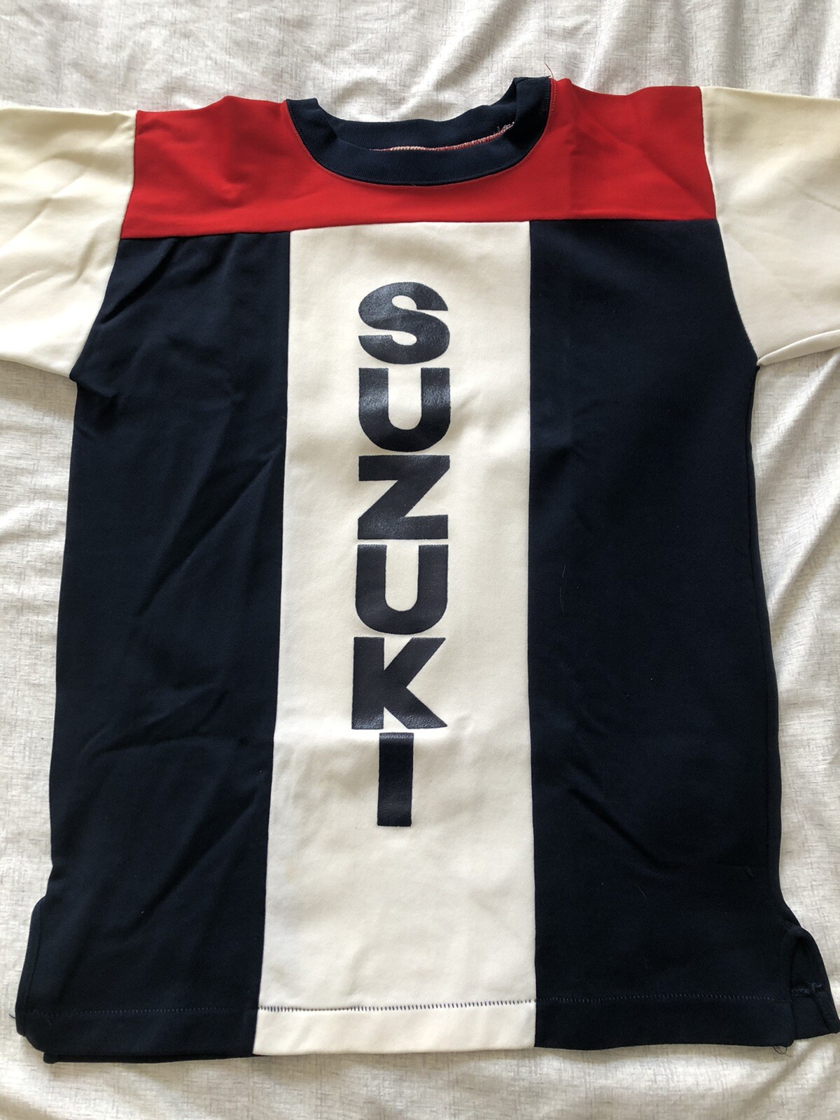 Vintage Suzuki Motocross Motorcycle Racing Dirt Bike Shirt Jersey MADE IN USA gallery
