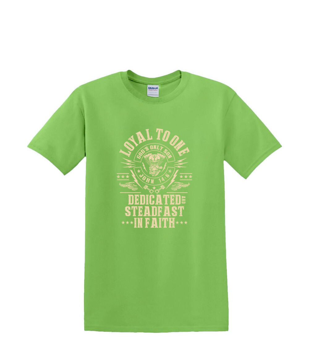 S to 2XL 3XL - LOYAL TO ONE - Faith Religion Fun Humor Work Fun Adult gallery
