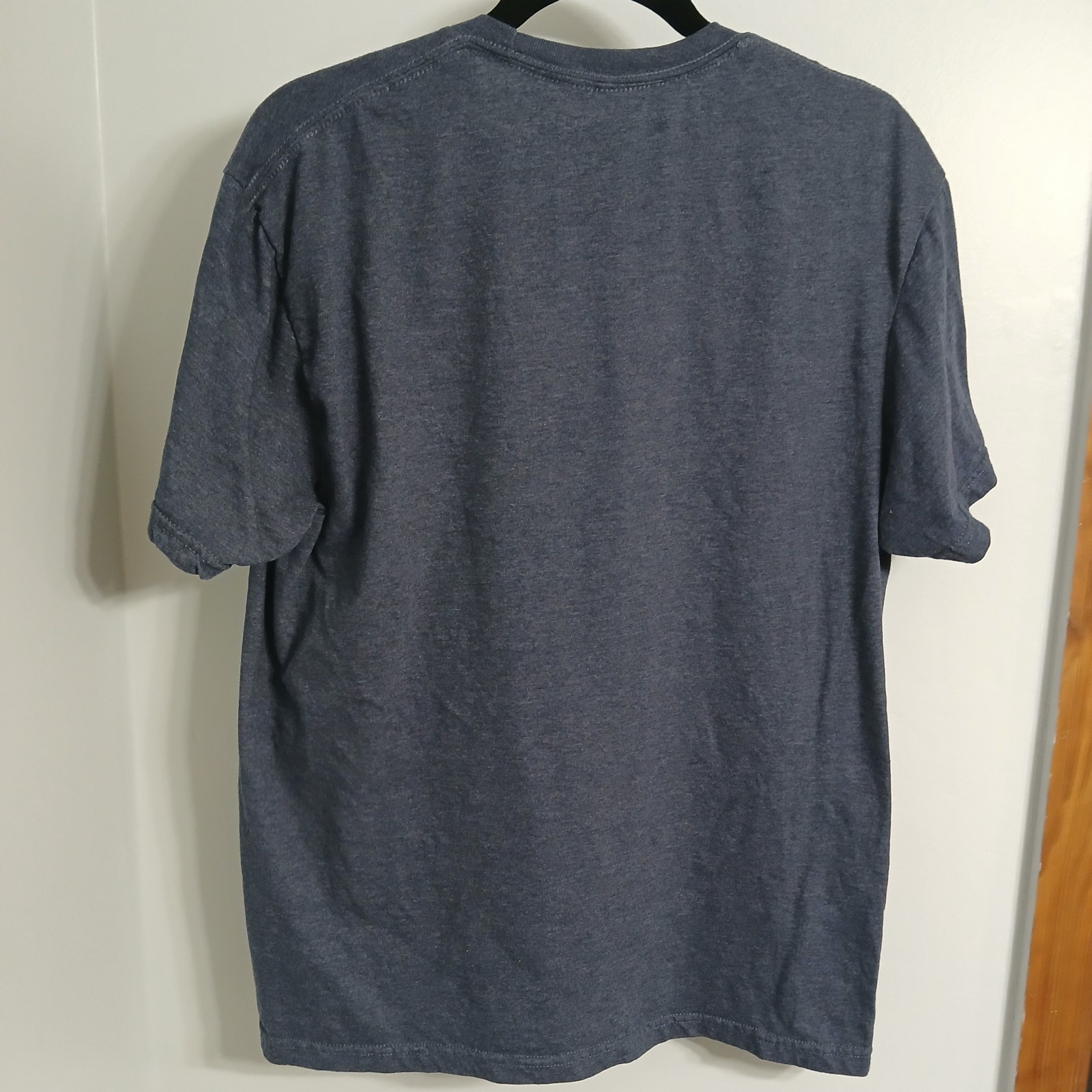Poncho Outdoors Fishing T-Shirt Mens Med Blue Short Sleeve Cotton Blend Crewneck gallery