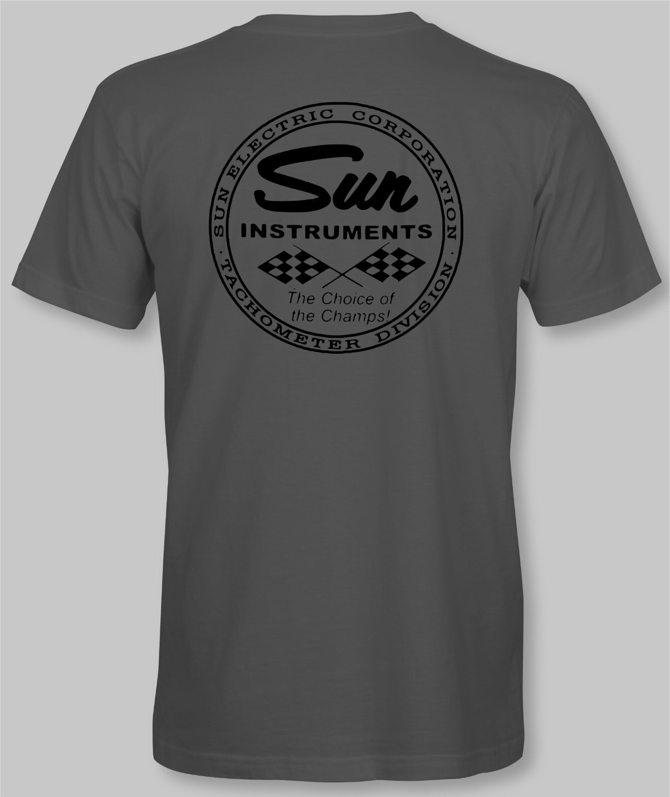 SUN INSTRUMENTS Retro T-Shirt tachometer tach speed shop hot rod electric corp gallery