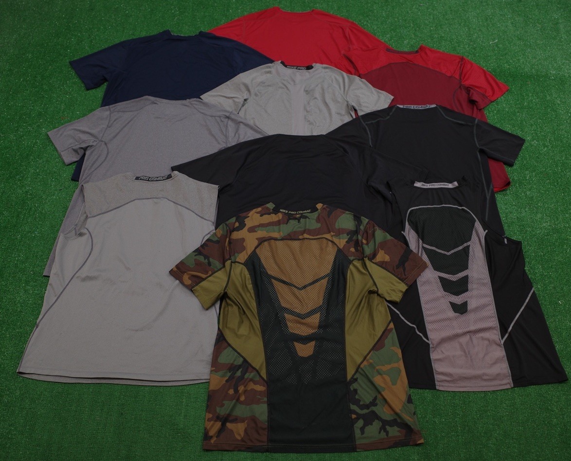 Lot Of 10 NIKE Fitted Nike Pro Combat Dri-Fit T-Shirts Men's XL gallery