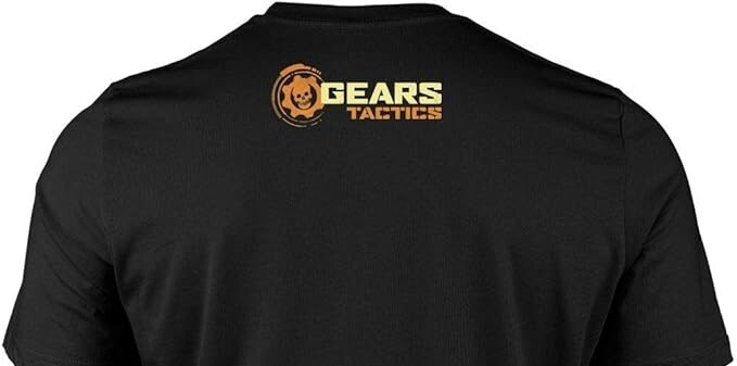 Gears of War Tactics Skull Tee by Luke Preece – Black Gamer Shirt gallery