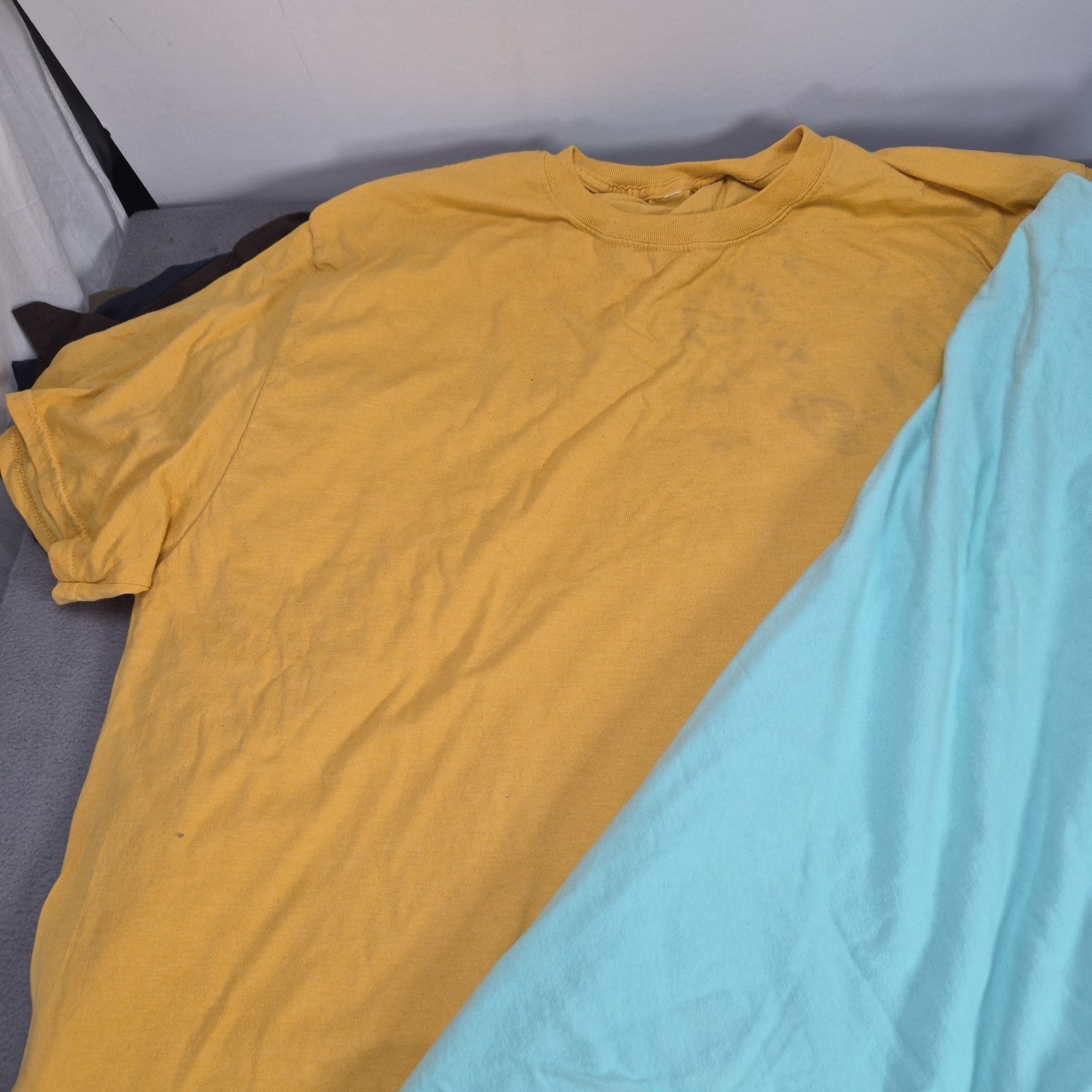 Men's XL/XXL Used Lot Of 9 T-shirts Various Brands & Colors Basketball Work Wear gallery