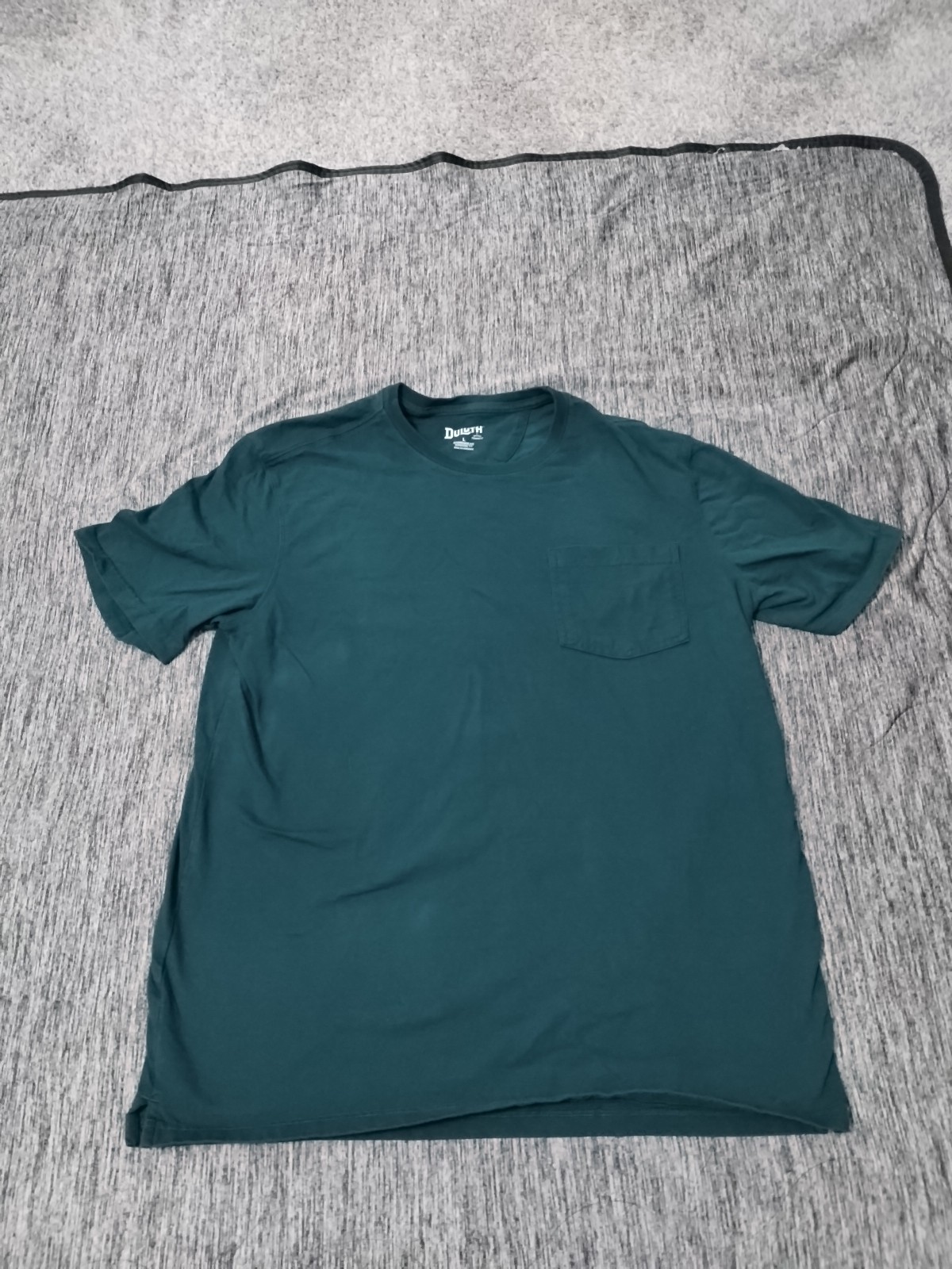 Duluth Longtail T-Shirt Mens Large Green 100% Cotton Crew Neck Short Sleeve gallery