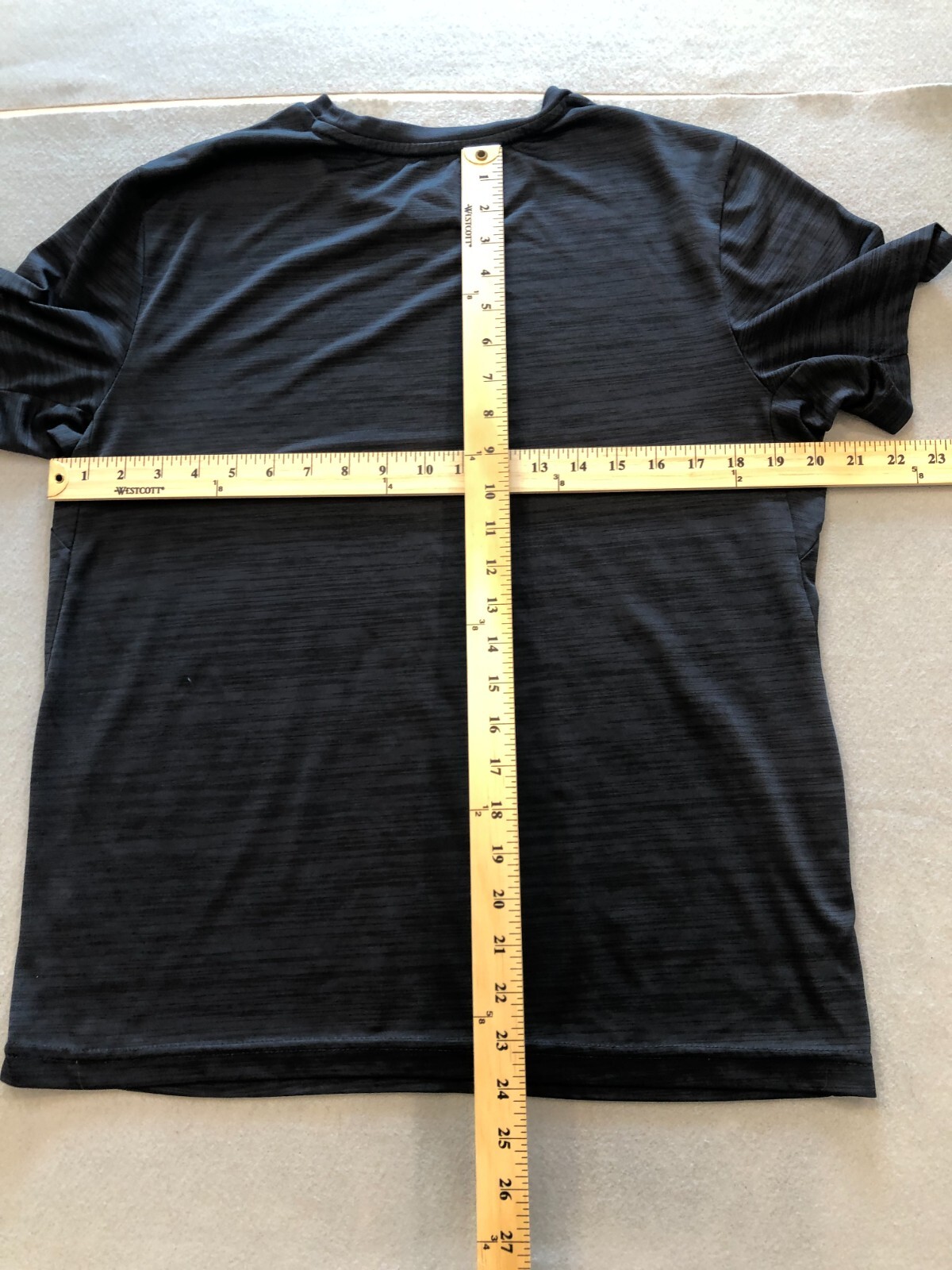 Drytek Tek Gear Shirt Men's Medium Gray Heather Activewear Tee gallery