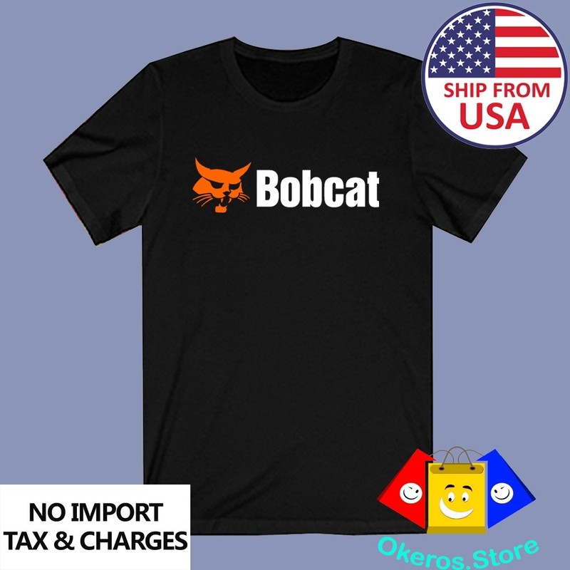 Bobcat Tractor Bob Cat Men’s Black Size S to 3XL
