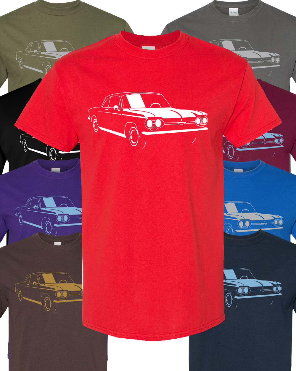 1964 CORVAIR MONZA Unisex T-Shirt Multi Colors S-XL FREE S&H! Chevy gallery