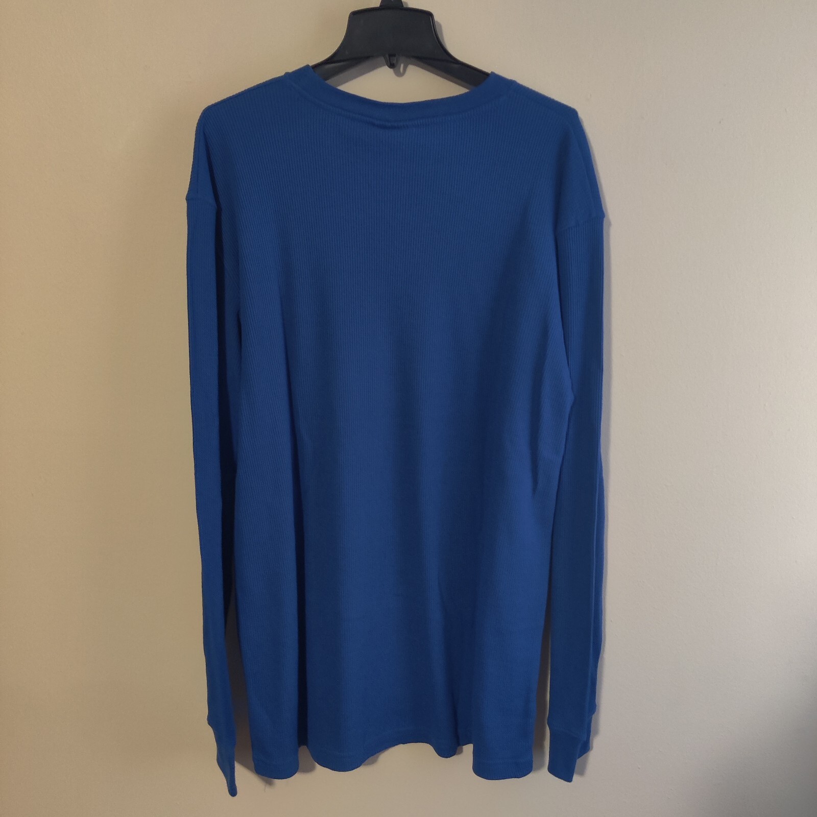 Vintage NWT Southpole Waffel Thermal Knit Blue Shirt Streetwear New Old Stock gallery
