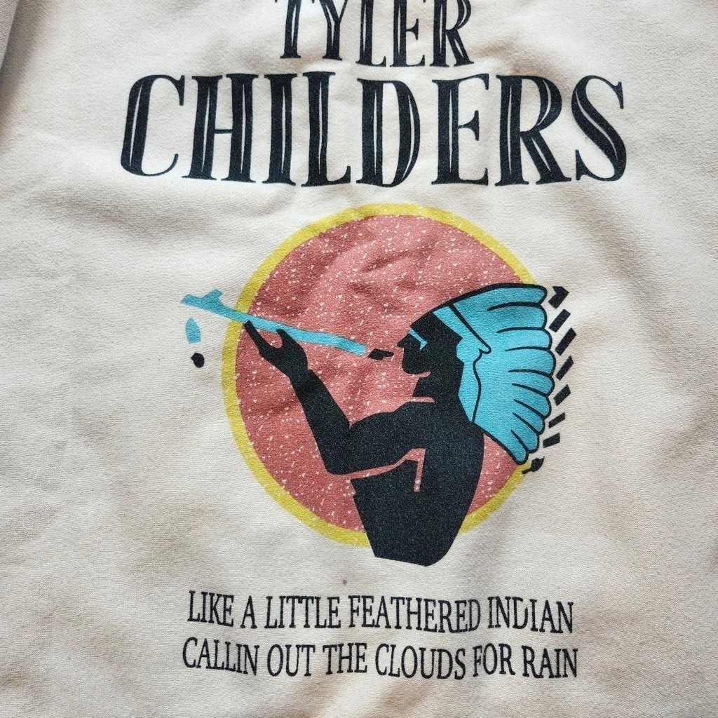 Tyler Childers Band Rare design sand T shirt short sleeve tee Vtg S-5X
