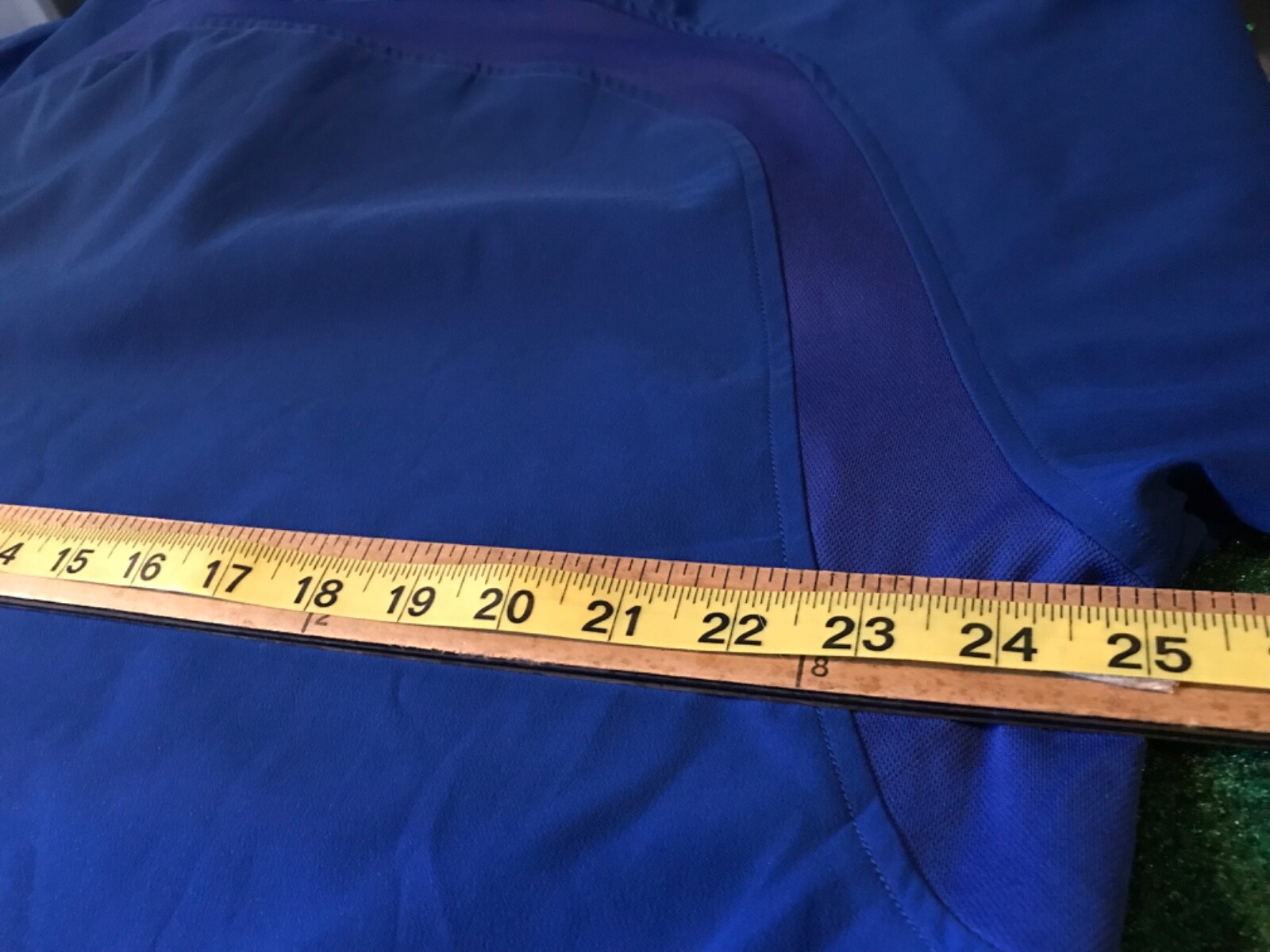UA under armour hat shirt blue armor 1/4 zip large T-Shirt polyester jacket C11 gallery