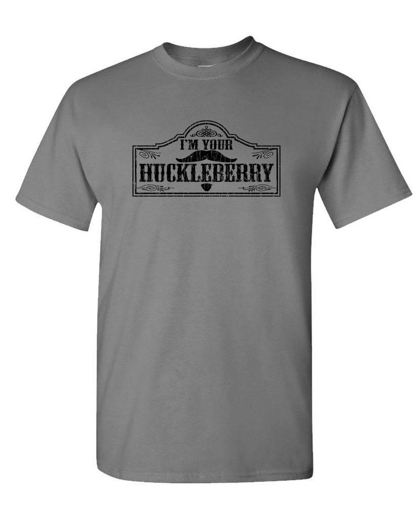 I’M YOUR HUCKLEBERRY – doc holliday western – Mens Cotton T-Shirt