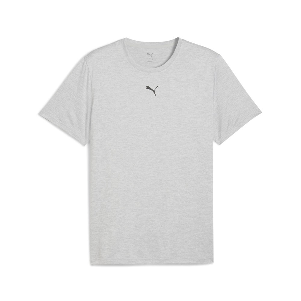 PUMA Train All Day Essentials Heather Cat Crew Neck Short Sleeve T-Shirt Mens Si