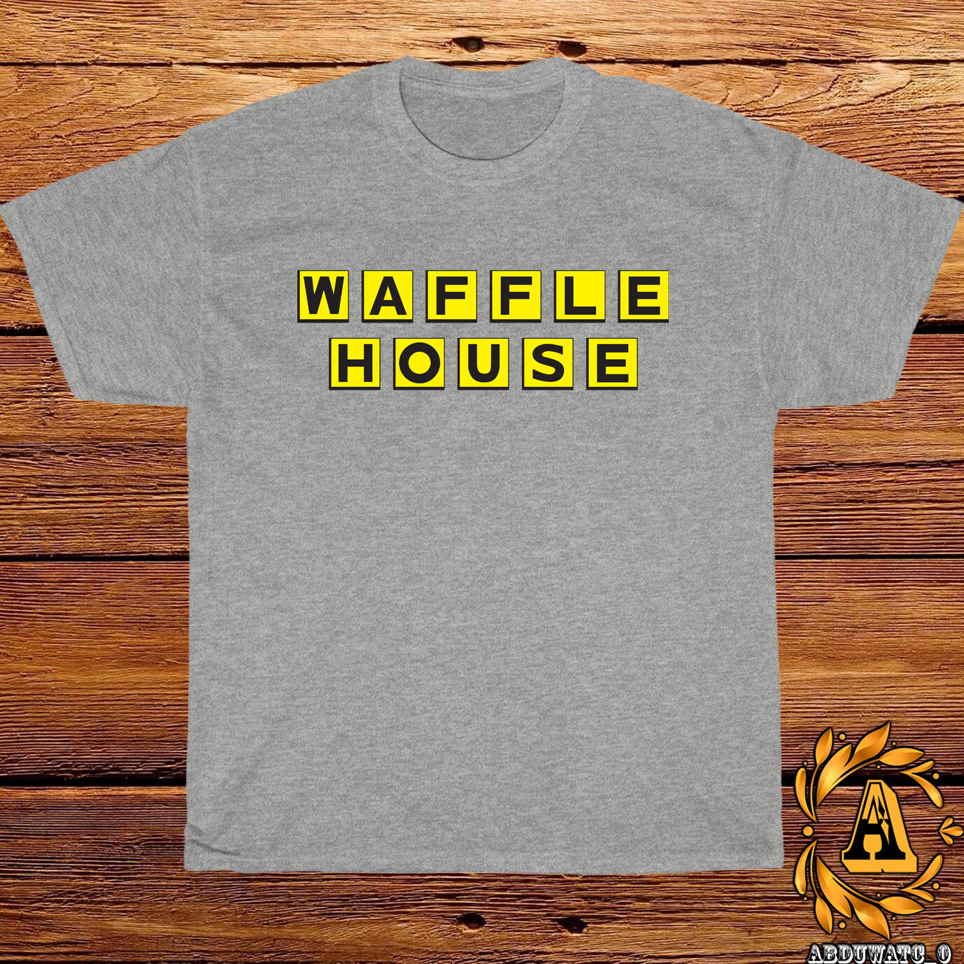 New Waffle House Restaurant Logo Black/Sport Grey/White/Navy/Red T-Shirt S-5XL gallery