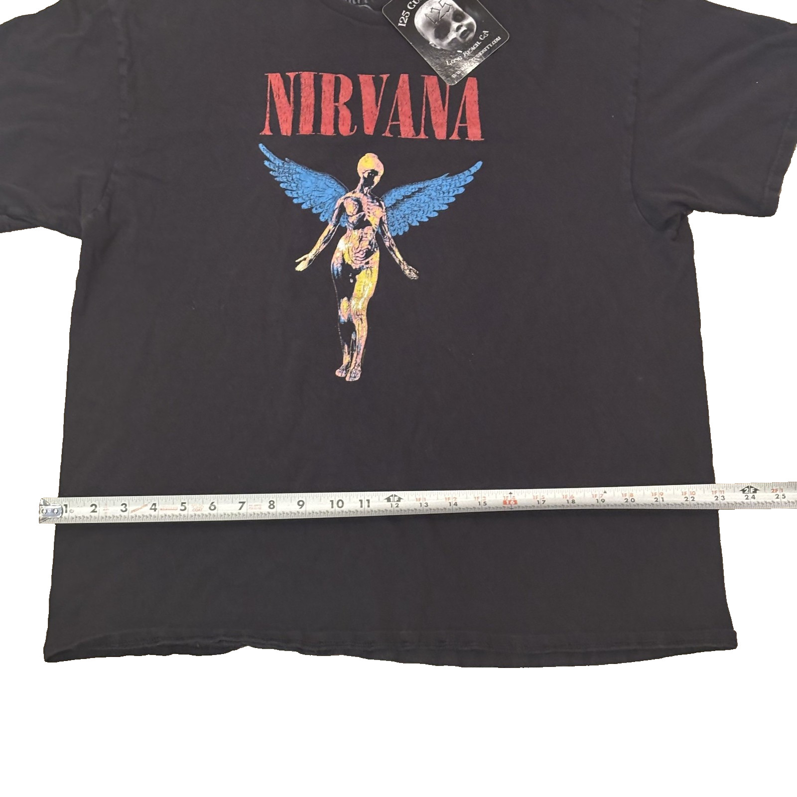 Nirvana Shirt Mens Black In Utero Angel Graphic Band Rock T Shirt SIZE XL NWT gallery