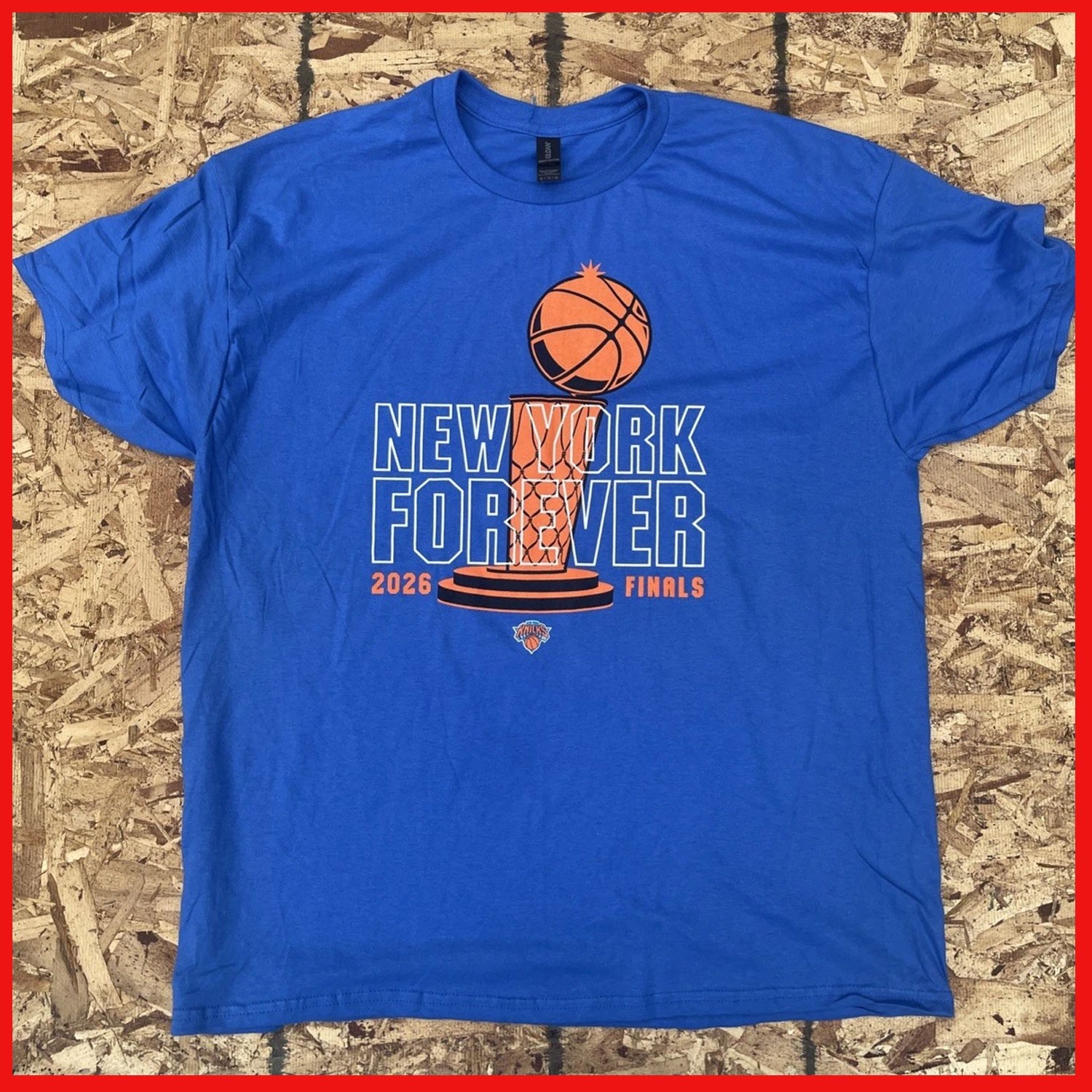 New York Kn!ck$ Forever 2026 FINALS Trophy Graphic T Shirt Playoffs SGA gallery